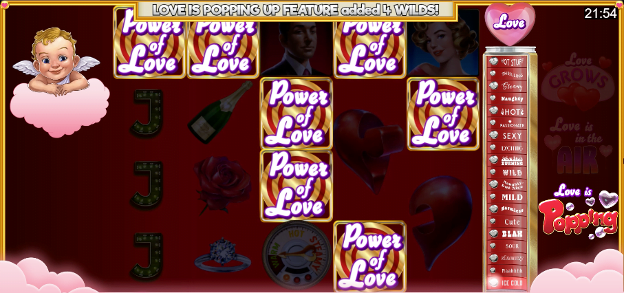 Power of love slot big win