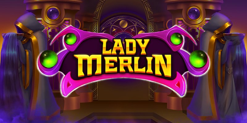 Lady Merlin Slot Logo