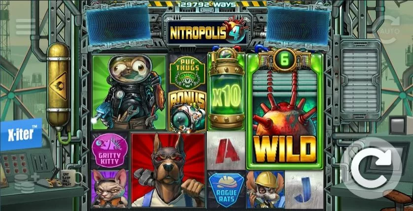 Nitropolis 4 Slot Gameplay