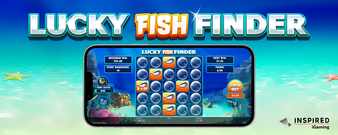 Lucky Fish Finder Slot Logo