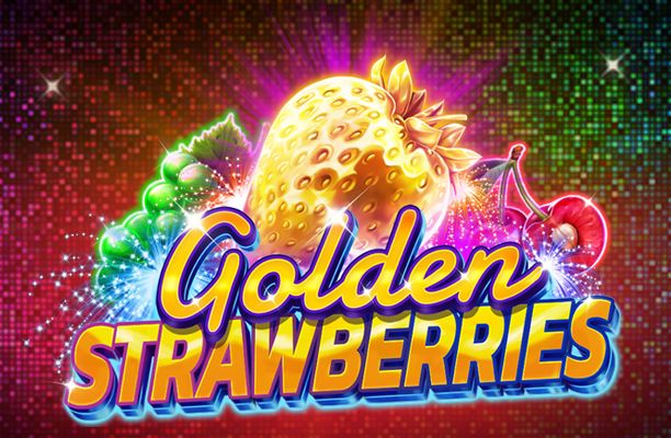 Golden Strawberries Slot Logo