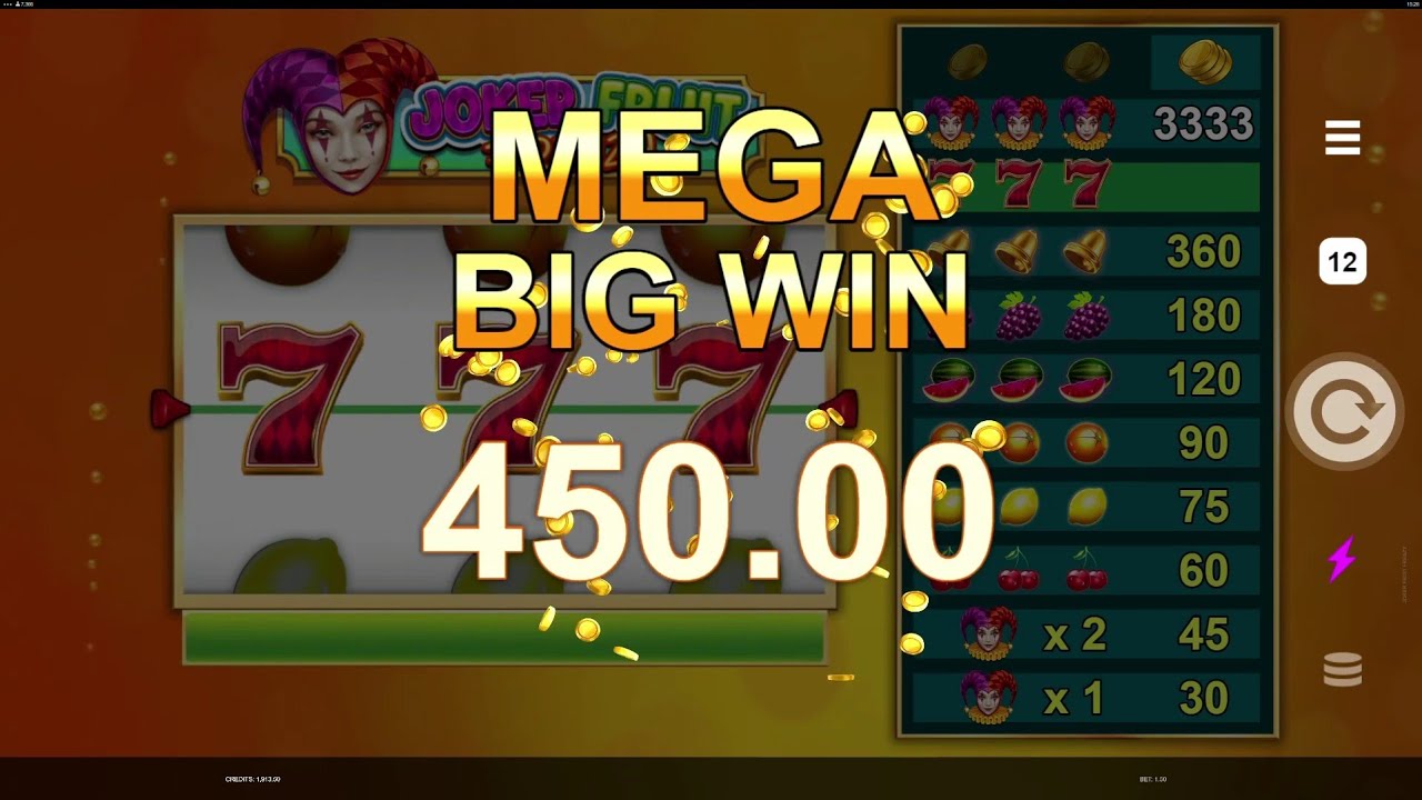 Joker Fruit Frenzy Slot Big win