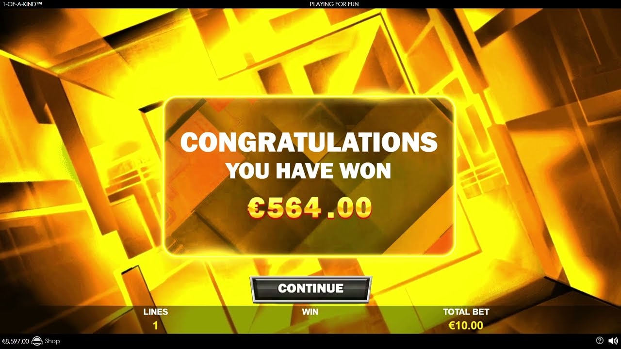 1 Of A Kind Slot Big Win