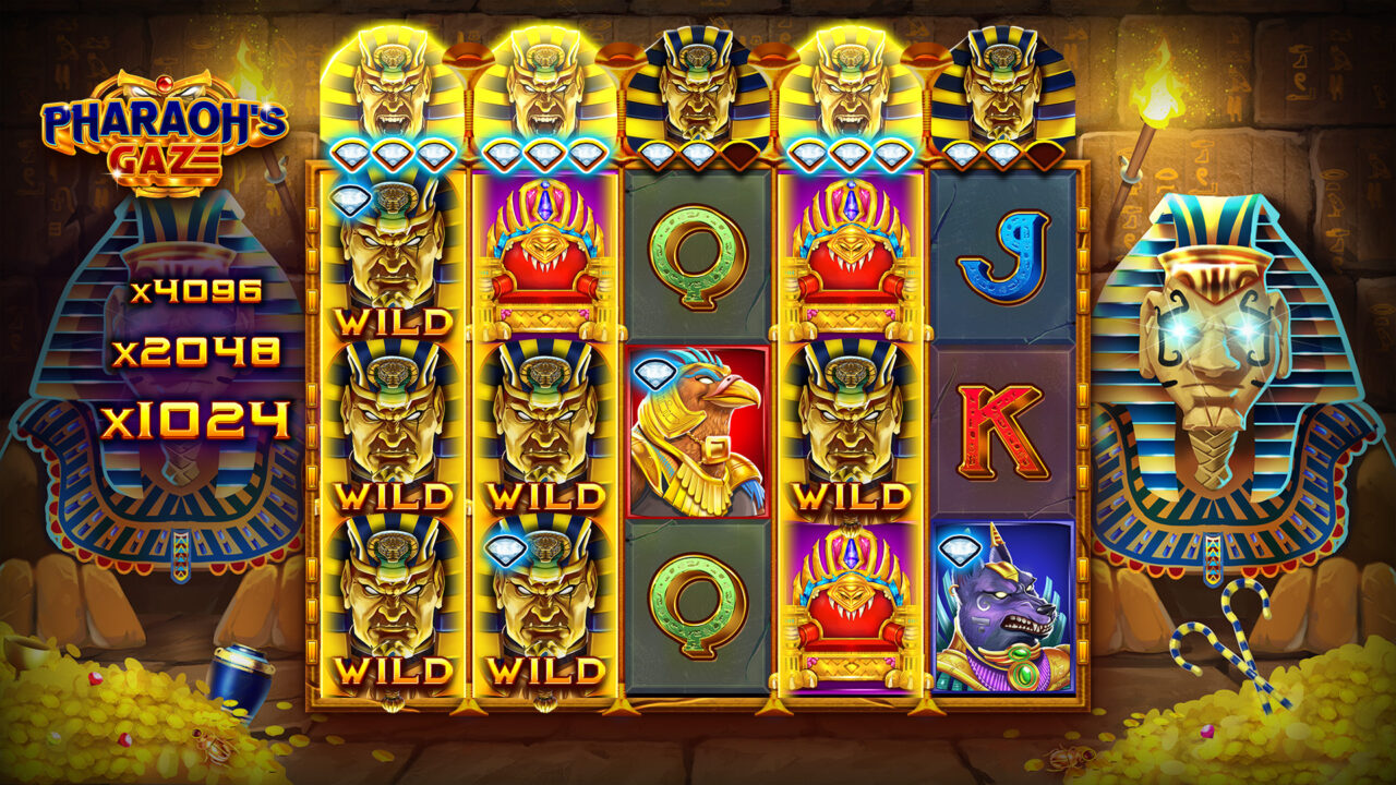 Pharaoh's Gaze Doublemax Slot Gameplay